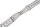 Verschlussuhrarmband Edelstahl