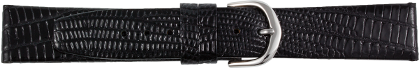 leather watch strap teju grain black
