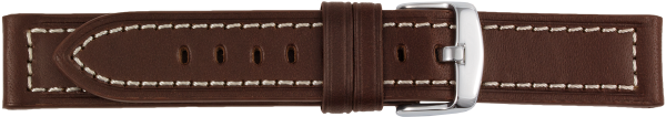 leather watch strap dark brown