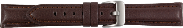 leather watch strap dark brown