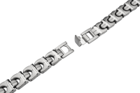 Verschlussuhrarmband Edelstahl