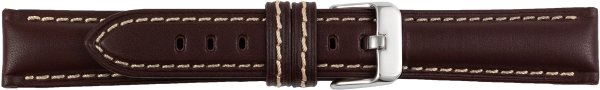leather watch strap dark brown
