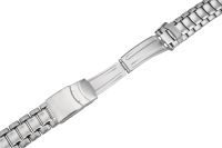 Verschlussuhrarmband Edelstahl runder Anstoß