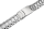 Verschlussuhrarmband Edelstahl runder Anstoß