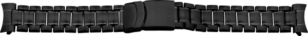 folded metal band stainless steel anthracite rounded lug
