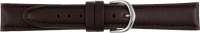 leather watch strap dark brown