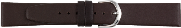 Lederuhrarmband dunkelbraun