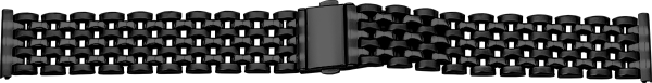 Verschlussuhrarmband Edelstahl anthrazit