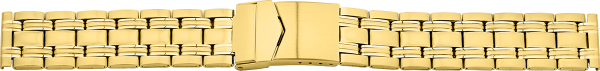 Stainless Steel Link Bracelet Gold