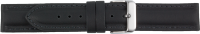 leather watch strap black