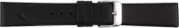 leather watch strap black