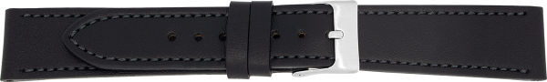 PREMIUM Lederuhrarmband schwarz