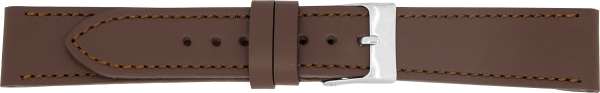 PREMIUM Lederuhrarmband dunkelbraun