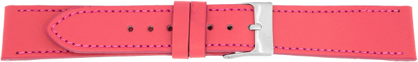PREMIUM Lederuhrarmband magenta