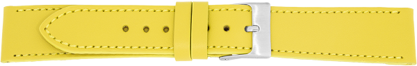 PREMIUM Lederuhrarmband gelb