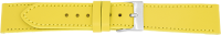 PREMIUM leather watch strap yellow