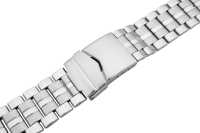 Verschlussuhrarmband Edelstahl