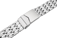 Verschlussuhrarmband Edelstahl