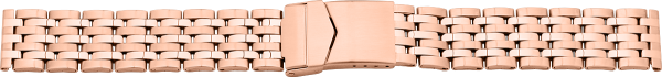 folded metal band stainless steel rose