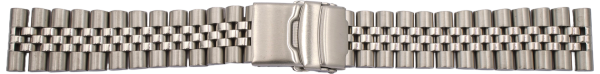 Verschlussuhrarmband Edelstahl