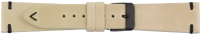 PREMIUM Lederuhrarmband creme
