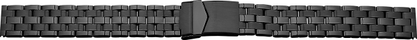 folded metal band stainless steel anthracite XL