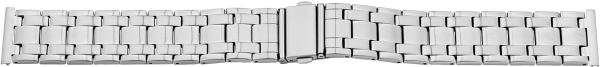 Verschlussuhrarmband Edelstahl XL