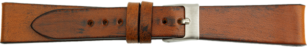 PREMIUM Lederuhrarmband handveredelt braun