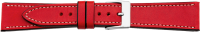 PREMIUM leather watchstrap red
