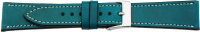 PREMIUM leather watchstrap petrol blue
