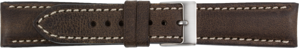 PREMIUM leather watchstrap dark brown