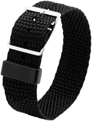 nylon watch band standard black