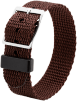 nylon watch band standard brown
