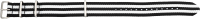 nylon watch band nato black / white