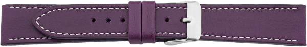PREMIUM Lederuhrarmband violett