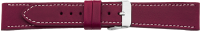 PREMIUM leather watchstrap wine red