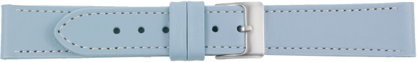 PREMIUM leather watchstrap wine light blue