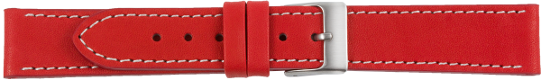 PREMIUM leather watchstrap red