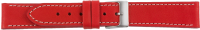 PREMIUM leather watchstrap red