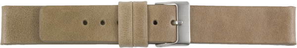 PREMIUM Lederuhrarmband sand
