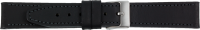 PREMIUM Lederuhrarmband schwarz