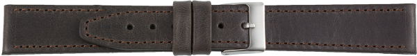 PREMIUM leather watchstrap dark brown