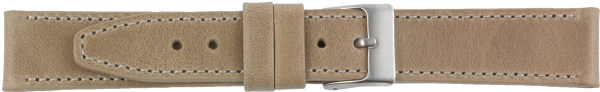 PREMIUM Lederuhrarmband sand