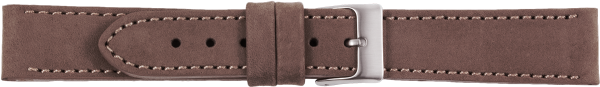 PREMIUM Lederuhrarmband haselnuss