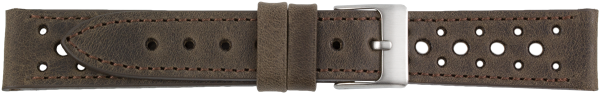 PREMIUM leather watchstrap dark brown