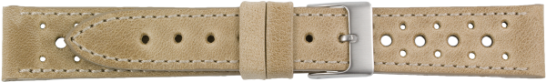 PREMIUM leather watchstrap sand