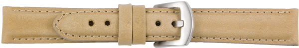 PREMIUM Lederuhrarmband sand