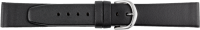 leather watch strap black XL