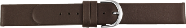 leather watch strap dark brown XL