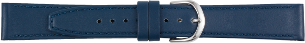 leather watch strap blue XL